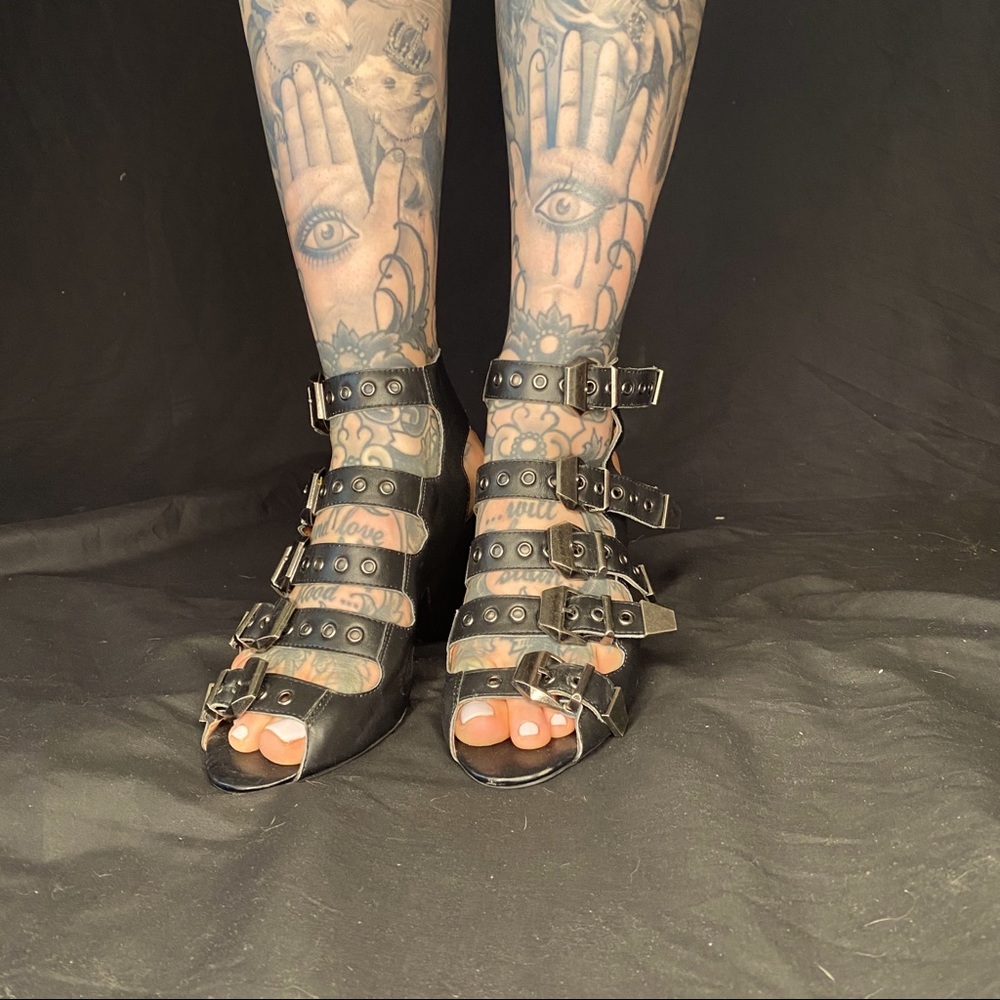 Jeffrey Campbell Buckle Sandals